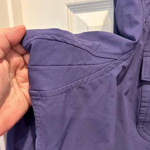 Duluth Flexpidition Water Resistant Shirt  Jacket Button Up Size Women's 3X Blue - Picture 10 of 10